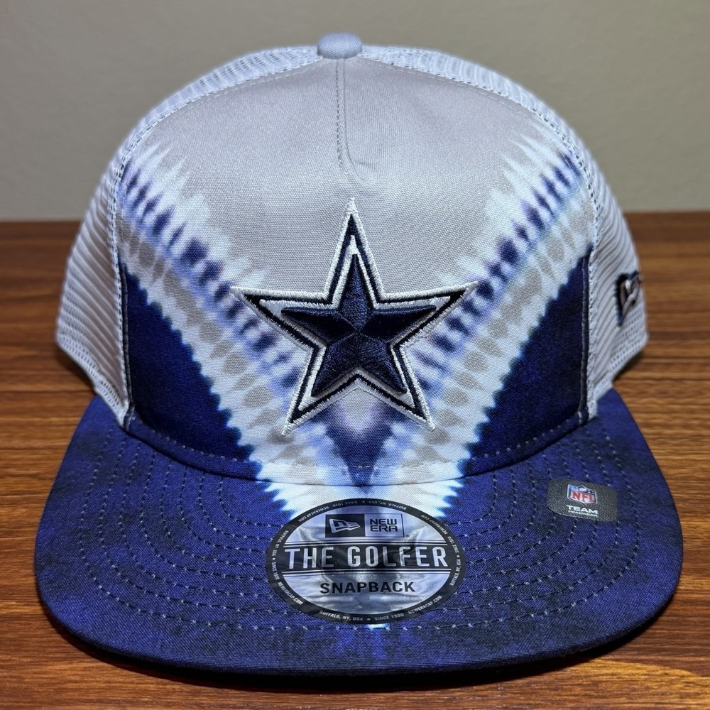 New Era Dallas Cowboys NFL "THE GOLFER" Dye Snapback Hat Adjustable Cap NEW